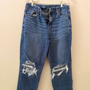American Eagle destroyed jeans with stretch